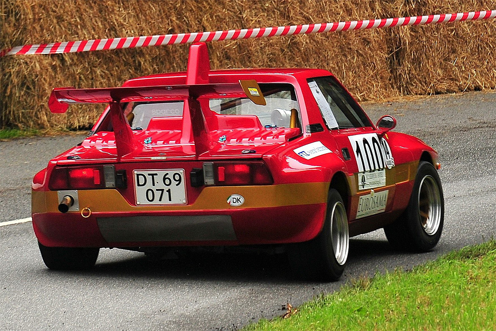 Løbets favorit er Vincenzo Santangelo i denne hårdt pumpede Fiat X1/9 Dallara Abarth
(Foto: Michael Eisenberg)